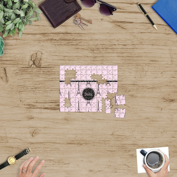 Paris & Eiffel Tower Jigsaw Puzzle 110 Piece - In Context