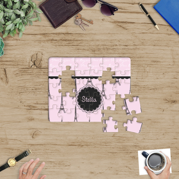 Paris & Eiffel Tower Jigsaw Puzzle 30 Piece - In Context