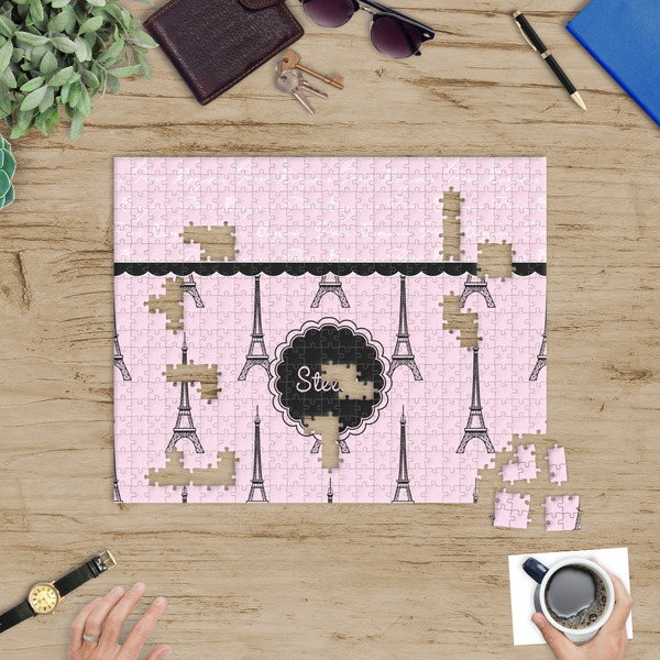 Paris & Eiffel Tower Jigsaw Puzzle 500 Piece - In Context