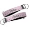 Paris & Eiffel Tower Key-chain - Metal and Nylon - Front and Back