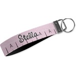 Paris & Eiffel Tower Webbing Keychain Fob - Large (Personalized)