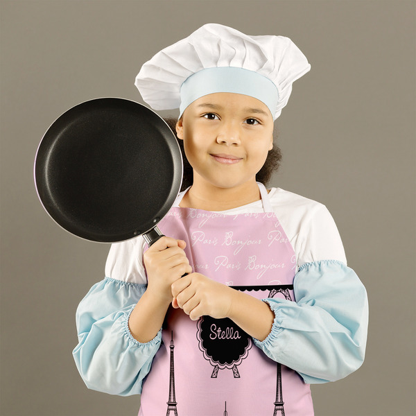 Paris & Eiffel Tower Kid's Aprons - Medium - Lifestyle