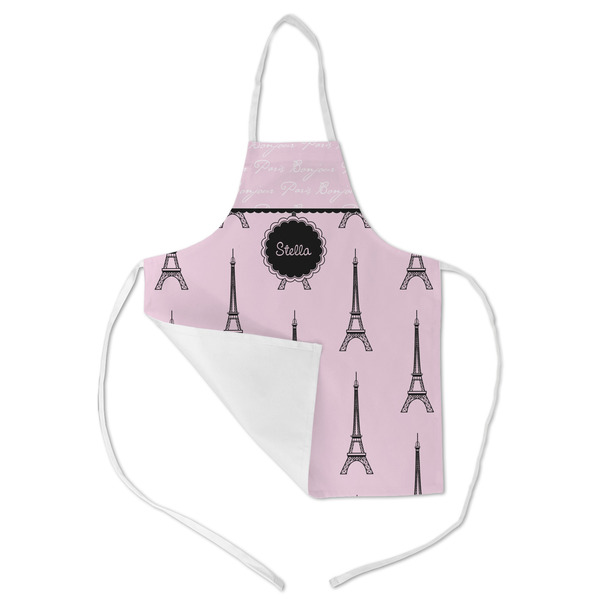 Paris & Eiffel Tower Kid's Aprons - Medium - Main (med/lrg)