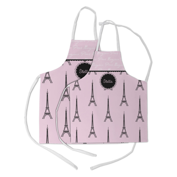 Paris & Eiffel Tower Kid's Aprons - Parent - Main