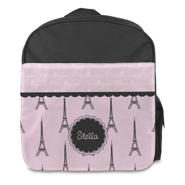 Paris & Eiffel Tower Kids Backpack - Front
