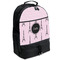 Paris & Eiffel Tower Large Backpack - Black - Angled View