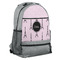Paris & Eiffel Tower Large Backpack - Gray - Angled View