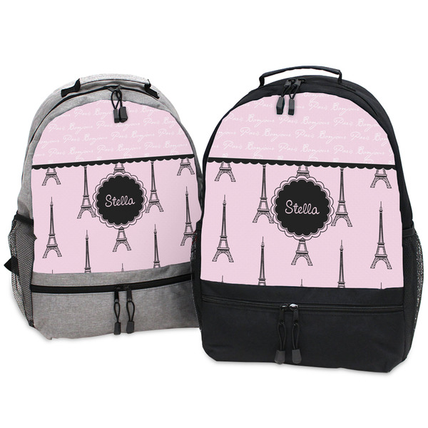 Paris & Eiffel Tower Large Backpacks - Both