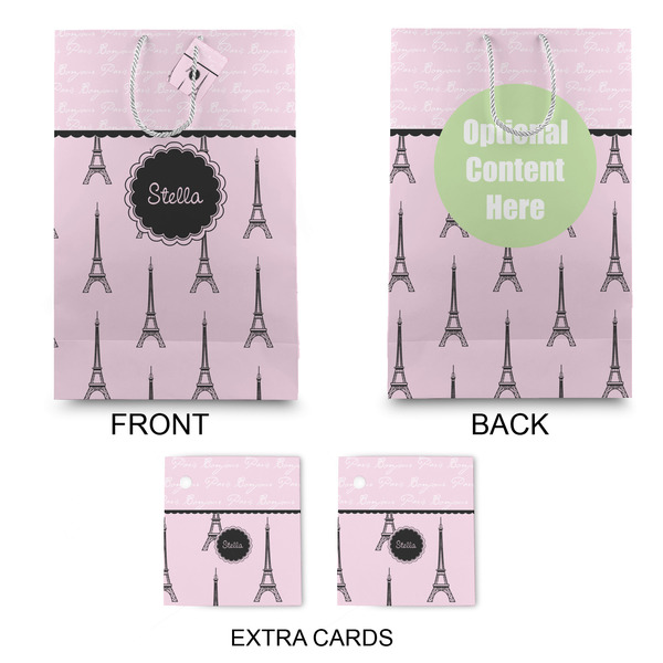 Paris & Eiffel Tower Large Gift Bag - Approval