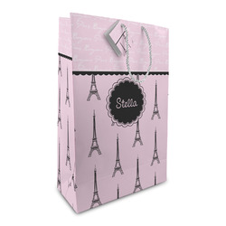 Paris & Eiffel Tower Large Gift Bag (Personalized)
