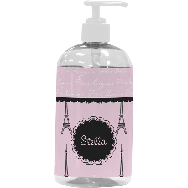 Paris & Eiffel Tower Large Liquid Dispenser (16 oz) - White