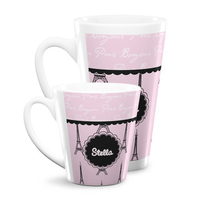 Paris & Eiffel Tower Latte Mug (Personalized)
