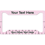 Paris & Eiffel Tower License Plate Frame - Style A (Personalized)