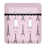 Paris & Eiffel Tower Light Switch Cover (2 Toggle Plate)