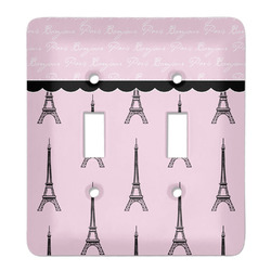 Paris & Eiffel Tower Light Switch Cover (2 Toggle Plate)
