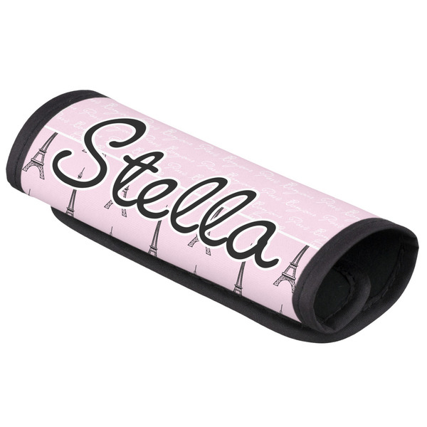 Custom Paris & Eiffel Tower Luggage Handle Cover (Personalized)