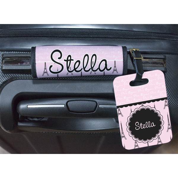 Paris & Eiffel Tower Luggage Wrap & Tag