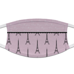 Paris & Eiffel Tower Cloth Face Mask (T-Shirt Fabric)