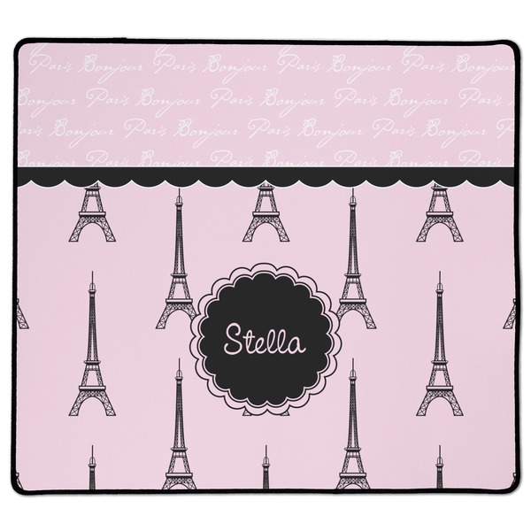 Custom Paris & Eiffel Tower XL Gaming Mouse Pad - 18" x 16" (Personalized)