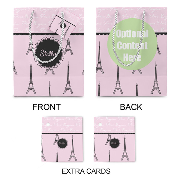Paris & Eiffel Tower Medium Gift Bag - Approval