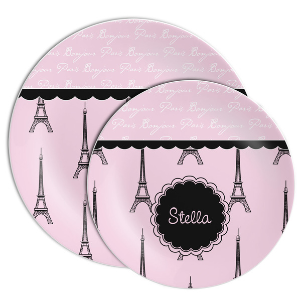 Paris & Eiffel Tower Melamine Plates - PARENT/MAIN