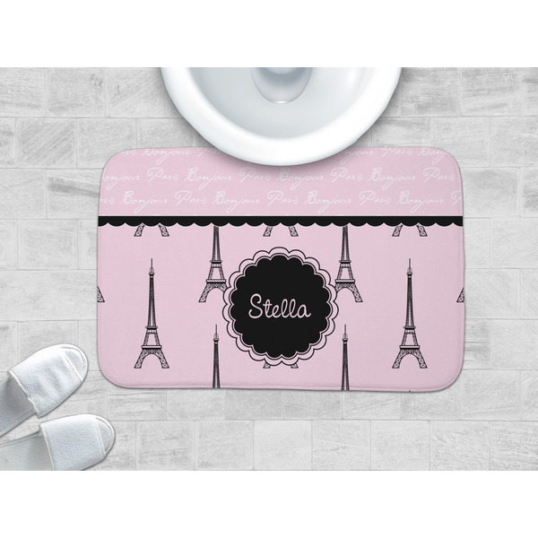 Paris & Eiffel Tower Memory Foam Bath Mat - LIFESTYLE 34x21