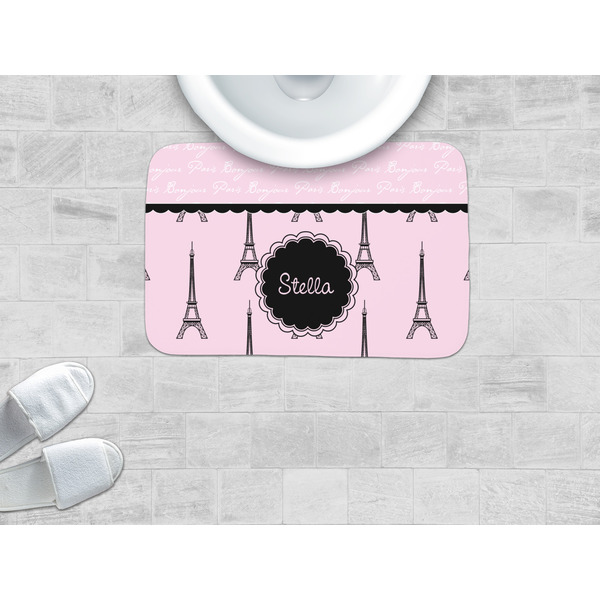 Paris & Eiffel Tower Memory Foam Bath Mat - LIFESTYLE