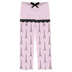 Paris & Eiffel Tower Mens Pajama Pants - XS