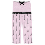 Paris & Eiffel Tower Mens Pajama Pants - S
