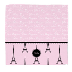 Paris & Eiffel Tower Microfiber Dish Rag (Personalized)