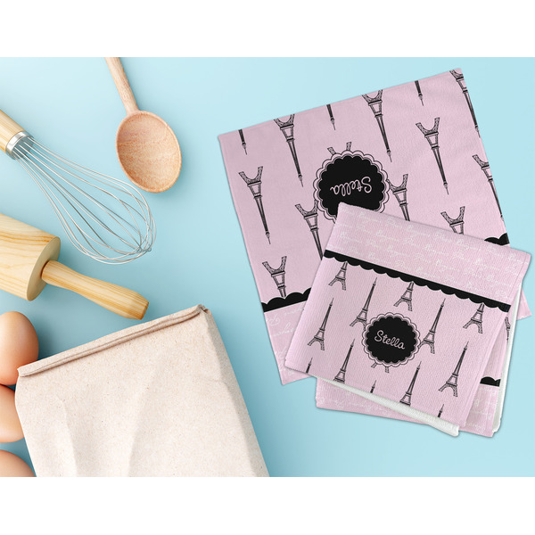 Paris & Eiffel Tower Microfiber Dish Rag - LIFESTYLE