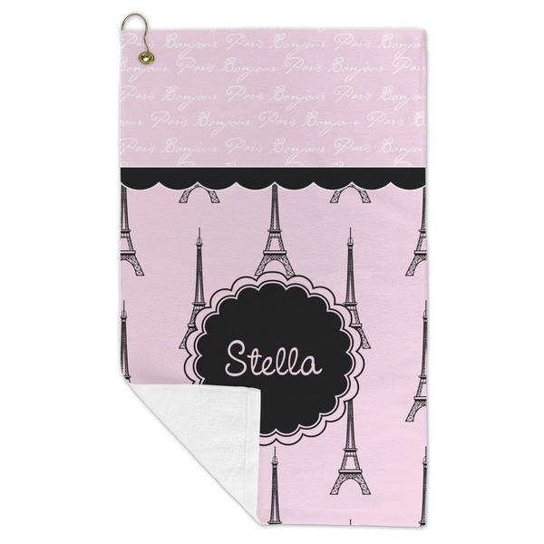 Paris & Eiffel Tower Microfiber Golf Towels - FOLD