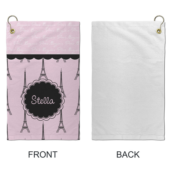 Paris & Eiffel Tower Microfiber Golf Towels - Small - APPROVAL
