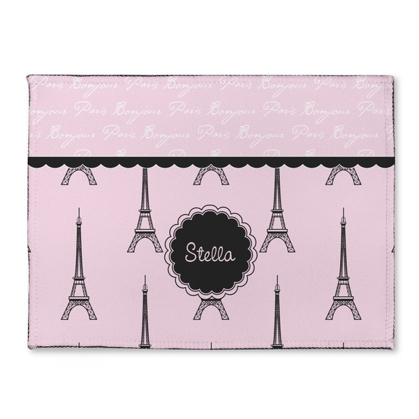 Custom Paris & Eiffel Tower Microfiber Screen Cleaner (Personalized)