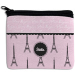 Paris & Eiffel Tower Rectangular Coin Purse (Personalized)