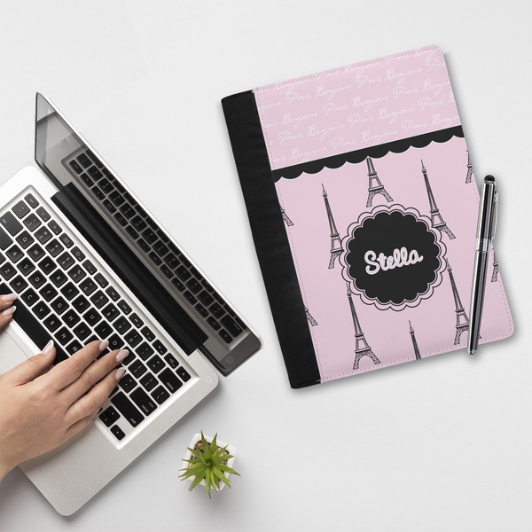 Paris & Eiffel Tower Notebook Padfolio - LIFESTYLE (large)