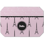 Paris & Eiffel Tower Dining Table Mat - Octagon (Single-Sided) w/ Name or Text