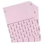 Paris & Eiffel Tower Binder Tab Divider - Set of 5 (Personalized)
