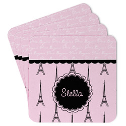 Paris & Eiffel Tower Paper Coasters (Personalized)