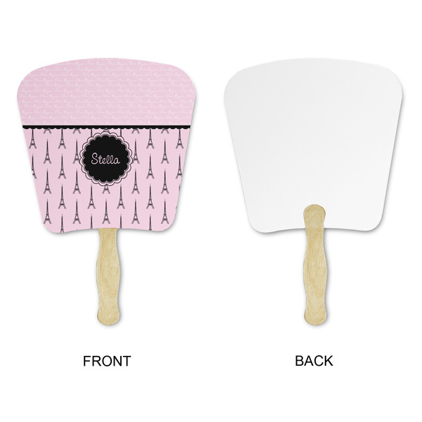 Paris & Eiffel Tower Paper Fans - Approval