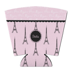 Paris & Eiffel Tower Party Cup Sleeve - with Bottom (Personalized)