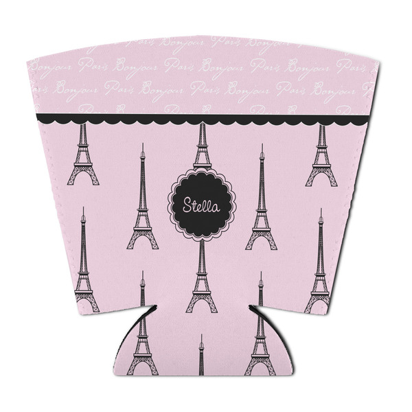 Custom Paris & Eiffel Tower Party Cup Sleeve - with Bottom (Personalized)