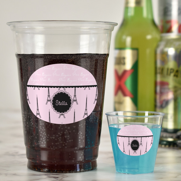 Paris & Eiffel Tower Party Cups - 16oz - In Context