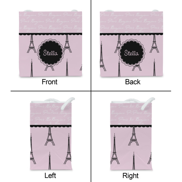 Paris & Eiffel Tower Party Favor Gift Bag - Matte - Approval