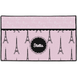 Paris & Eiffel Tower Door Mat - 60"x36" (Personalized)