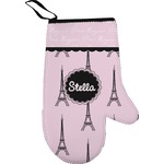 Paris & Eiffel Tower Right Oven Mitt (Personalized)