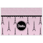 Paris & Eiffel Tower Laminated Placemat w/ Name or Text