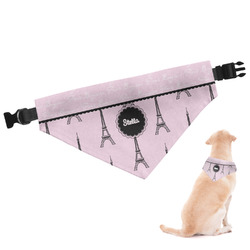 Paris & Eiffel Tower Dog Bandana (Personalized)