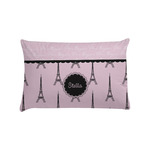 Paris & Eiffel Tower Pillow Case - Standard (Personalized)