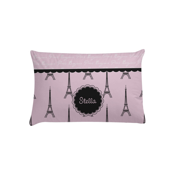 Custom Paris & Eiffel Tower Pillow Case - Toddler (Personalized)